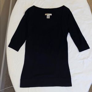 Arden B black 3/4 sleeve shirt